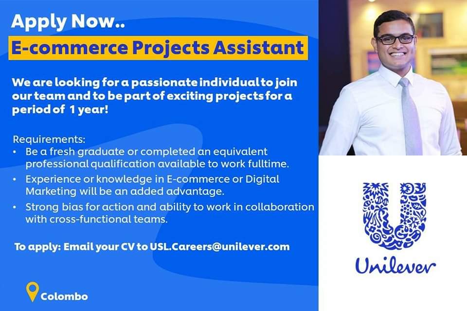 Project Assistant Unilever Vacancies 2023 Details